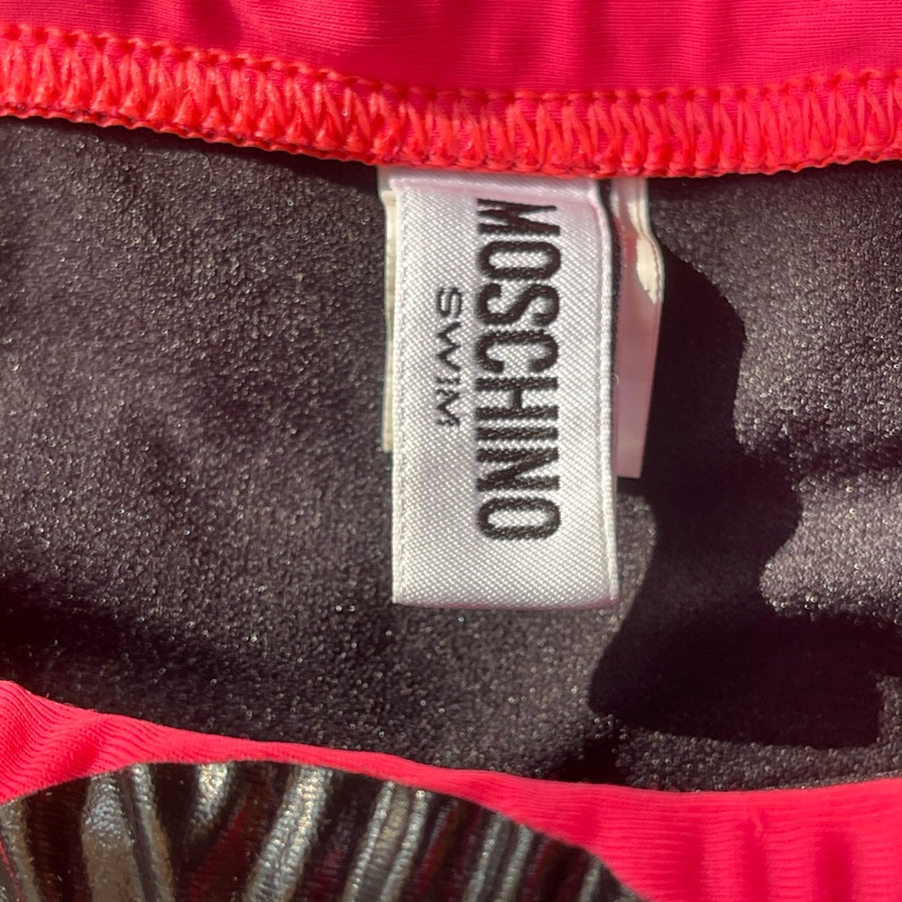 Mens PiNK Moschino swimsuit bikini S